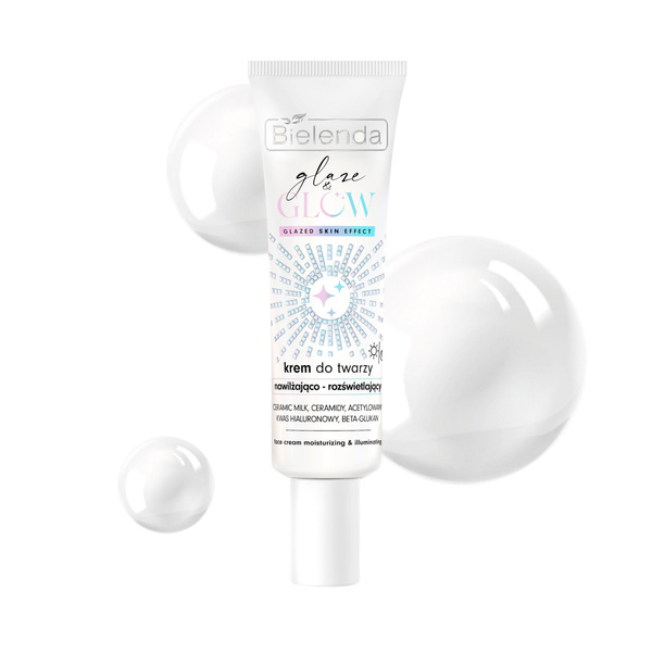 Bielenda Glaze & Glow Nawilżająco-Rozświetlający Krem Glazed Skin 50ml