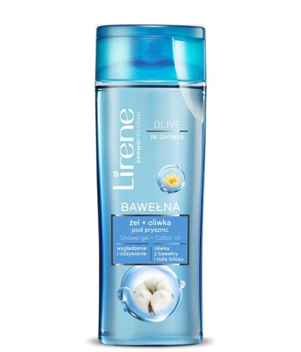 Lirene Żel i oliwka pod prysznic bawełna 250 ml