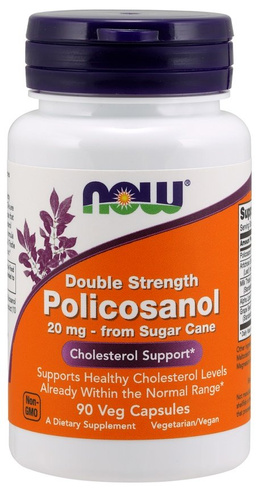 Now Foods Policosanol 20mg Supports Liver Function 90 Capsules