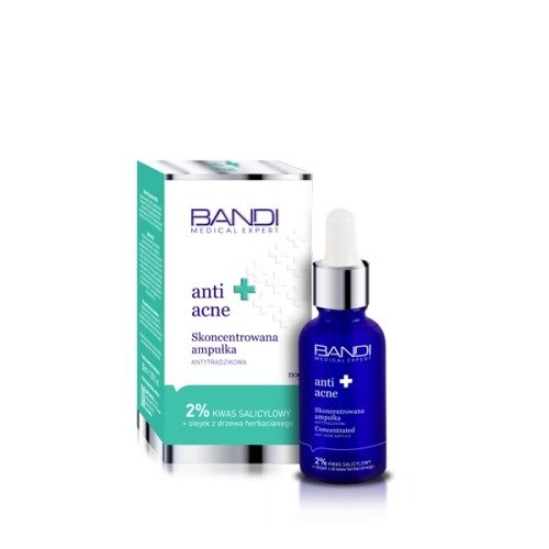 Bandi Anti Acne Skoncentrowana Ampułka Antytrądzikowa 2% Kwas Salicylowy 30ml