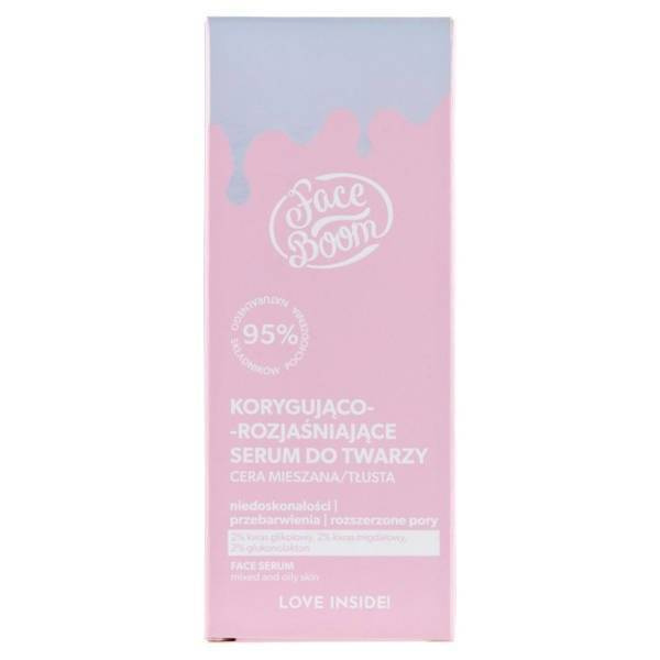 FaceBoom Korygujące i Rozjaśniające Serum do Twarzy do Cery Tłustej i Mieszanej 30ml
