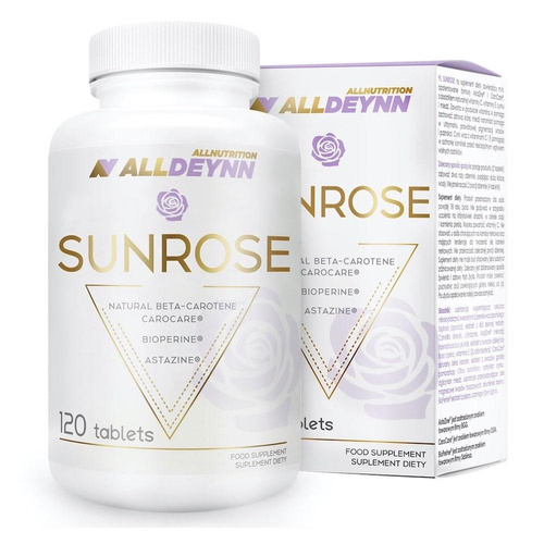 AllDeynn Sunrose Nutrikosmetyk na Poprawę Kondycji Skóry 120 Tabletek