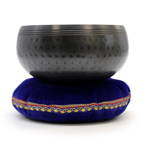 Medium Black Beaten Bowl - 15cm
