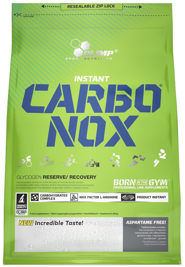 Olimp Carbonox Carbohydrate Supplement Powder for Energy and Endurance Strawberry 1000g