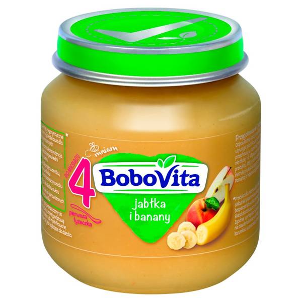 BoboVita Dessert Apples and Bananas for Infants after 4th Month 125g