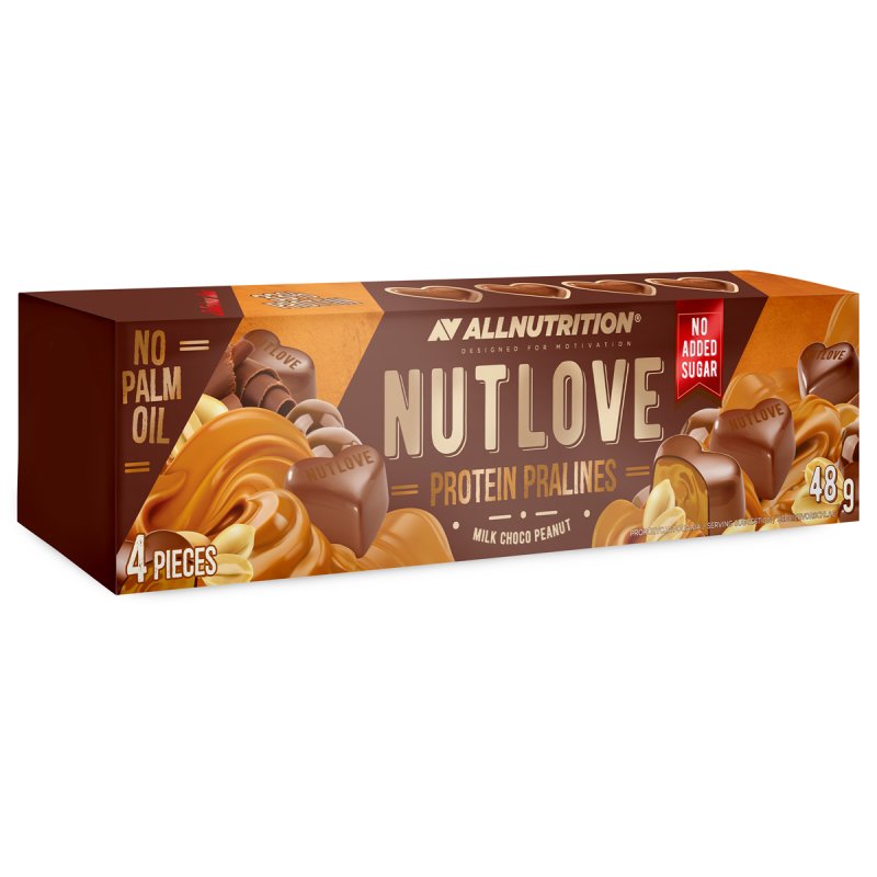 Allnutrition Nutlove Protein Pralines Pralinki Proteinowe z Masłem Orzechowym 48g