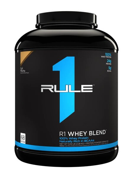 Rule One R1 Whey Blend, Cafe Mocha - 2280g