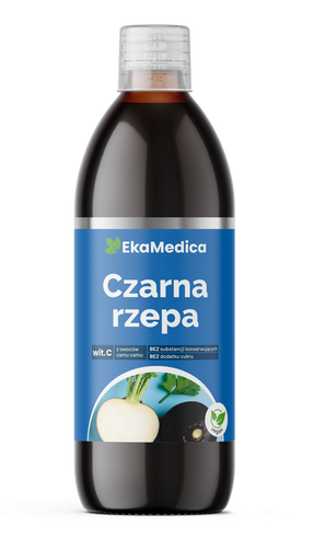 EkaMedica Natural Black Turnip Juice 500ml Best Before 28.08.26