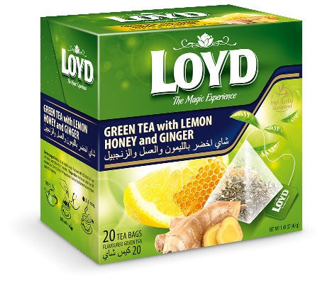 Loyd The Magic Experience Green Tea with Lemon Honey and Ginger 20x2g