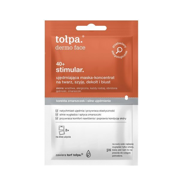 Tołpa Dermo Face Stimular 40+ Regenerating Mask Concentrate for Face Neck Cleavage 2x6ml