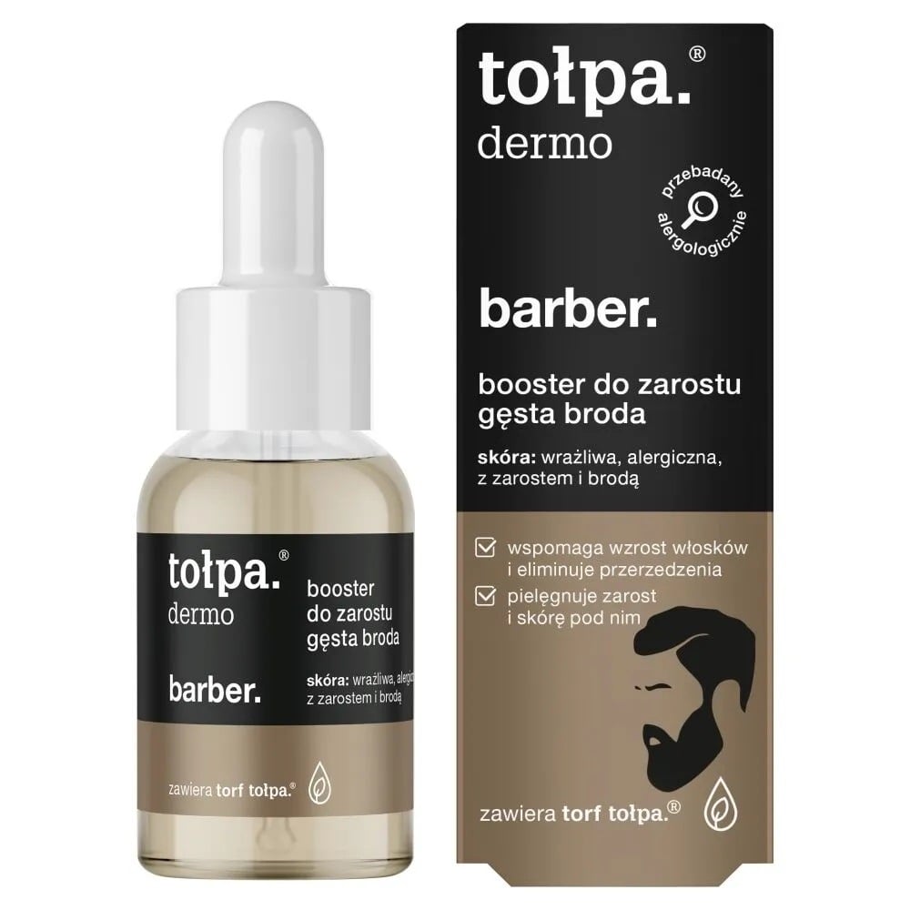 Tolpa Dermo Barber Stubble and Thick Beard Booster For Men 30ml