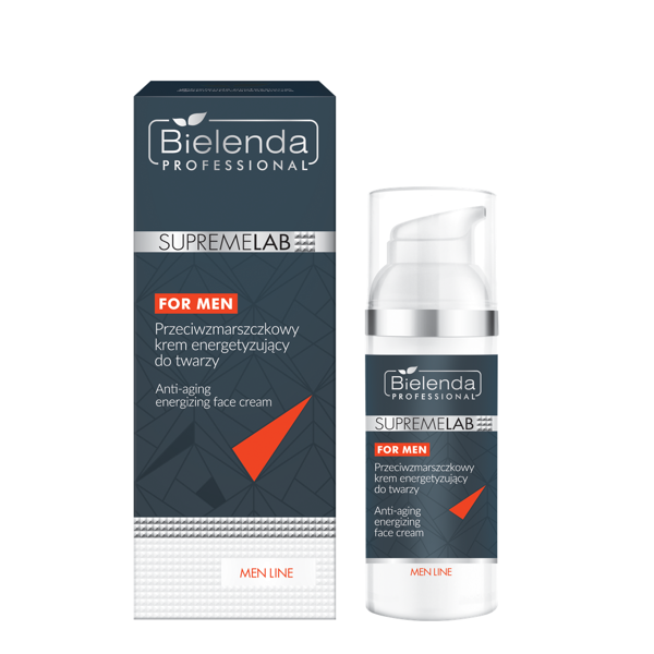 Bielenda Professional SupremeLab Men Line Energizujący Krem przeciw Starzeniu do Twarzy 50ml