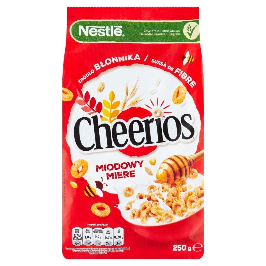 Nestlé Cheerios Honey Breakfast Cereals 250g
