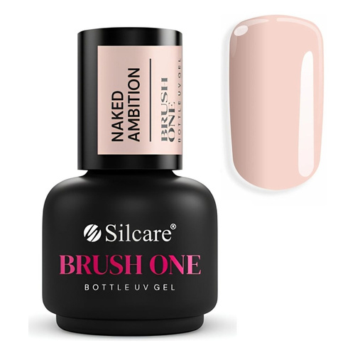 Silcare Brush One Bottle Gel Builder Nail Gel Naked Ambition 15g
