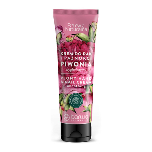 Barwa Natural Smoothing Hand and Nail Cream Peony 100ml