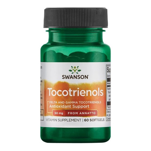 Swanson Tocotrienols 50mg for Cellular Health Support 60 Capsules