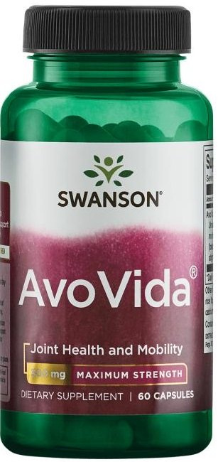 Swanson AvoVida 300mg for Joint Health Support 60 Capsules