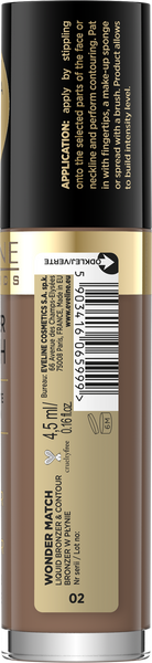Eveline Wonder Match Liquid Bronzer No. 02 4.5ml