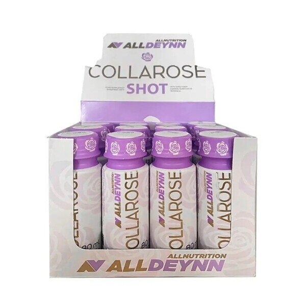 AllDeynn Collarose Shot Collagen Drink Raspberry Wild Strawberry 12x80ml
