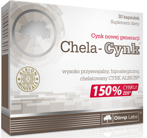 Olimp Chela-Zinc Highly Absorbable Zinc for Immune Support 30 Capsules