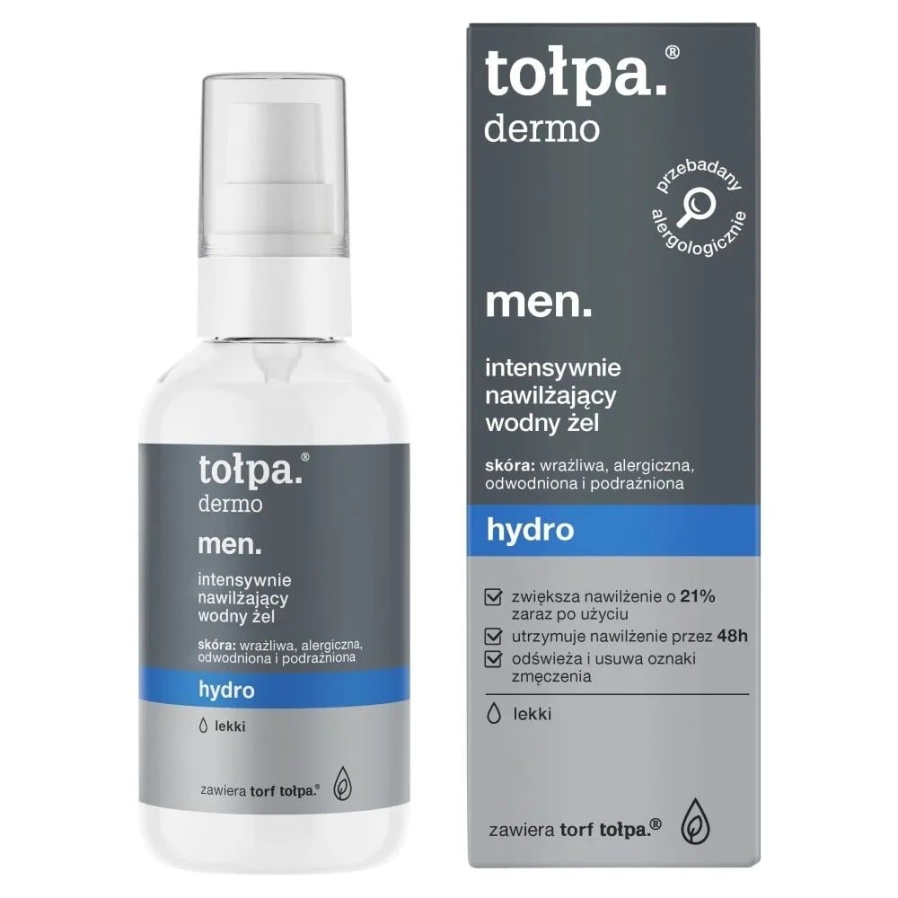 Tolpa Dermo Men Hydro Moisturizing Face Gel For Sensitive Skin 75ml