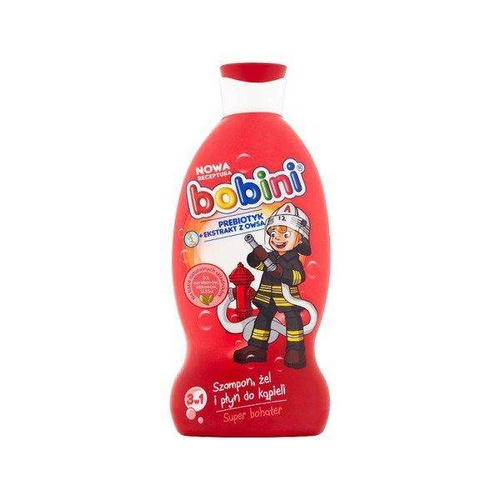 Bobini Shampoo Gel Bath Liquid 3in1 Super Hero For Children 330ml ...