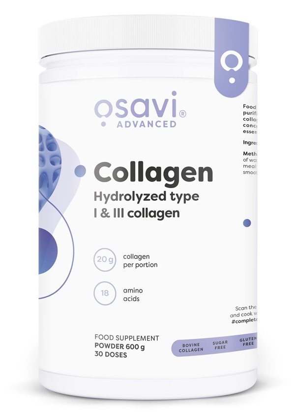 Osavi Peptydy Kolagenowe Hydrolizowany Kolagen Typ 1 i 3 600g
