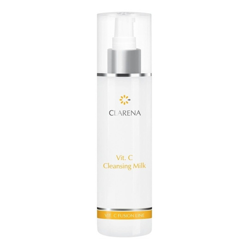 Clarena Vit C Fusion Line Mleczko do Demakijażu z Witaminą C Rozświetlenie dla Skóry Zmęczonej 200ml