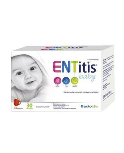 ENTitis Baby o Smaku Truskawkowym dla Niemowląt 30 Saszetek