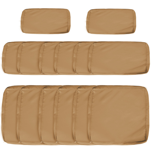 Outsunny 14 Pcs Outdoor Cushion Set - Beige