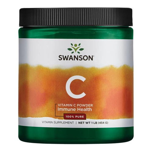 Swanson Vitamin C 100% Pure Powder for Immune Support 454g