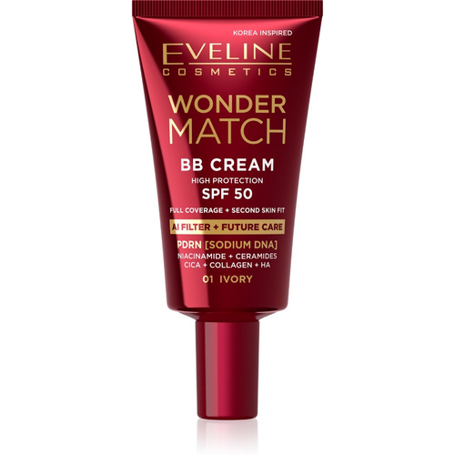 Eveline Wonder Match BB Cream high protection SPF50 01 Ivory 30 ml