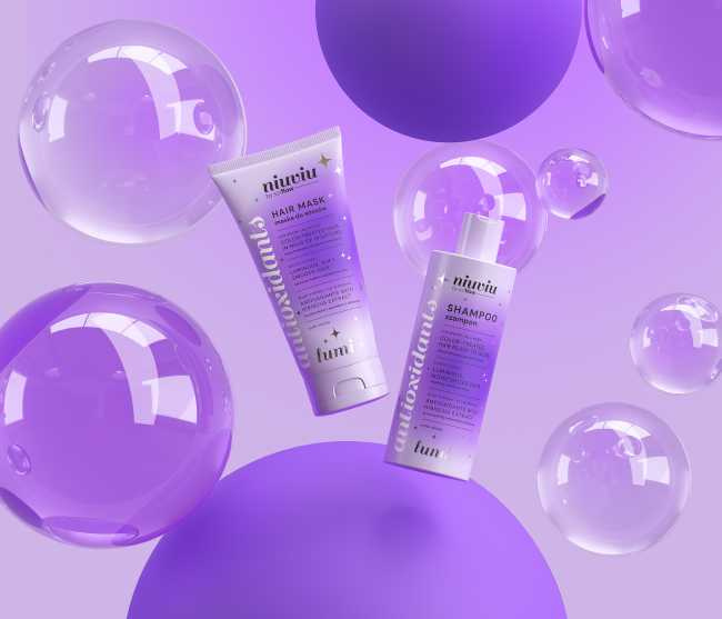 Niuviu Lumi Mask for Colored Hair Intensive Moisturizing and Color Protection 200ml