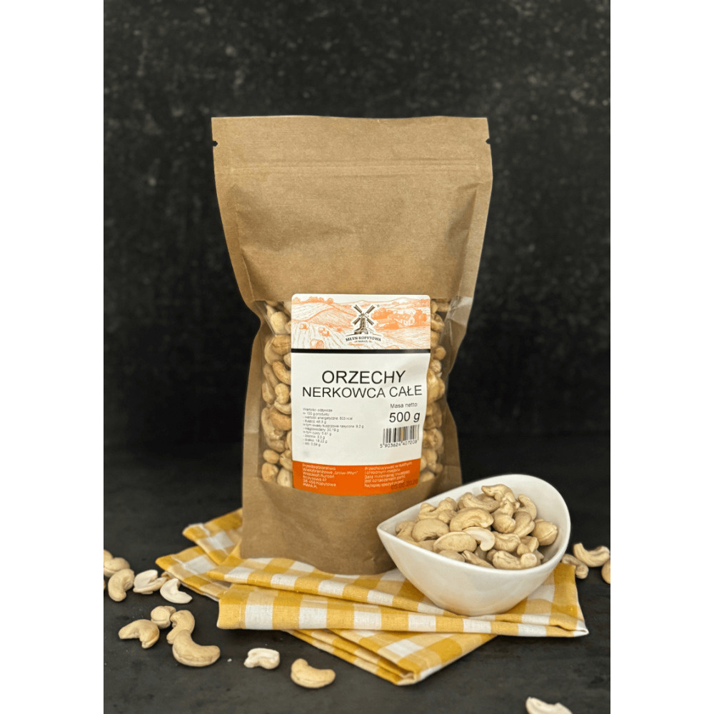 Młyn Kopytowa Cashew Nuts Whole 500g