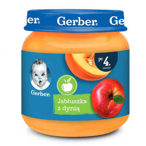 Gerber Dessert Apple with Pumpkin for Infants after 4 Months 125g