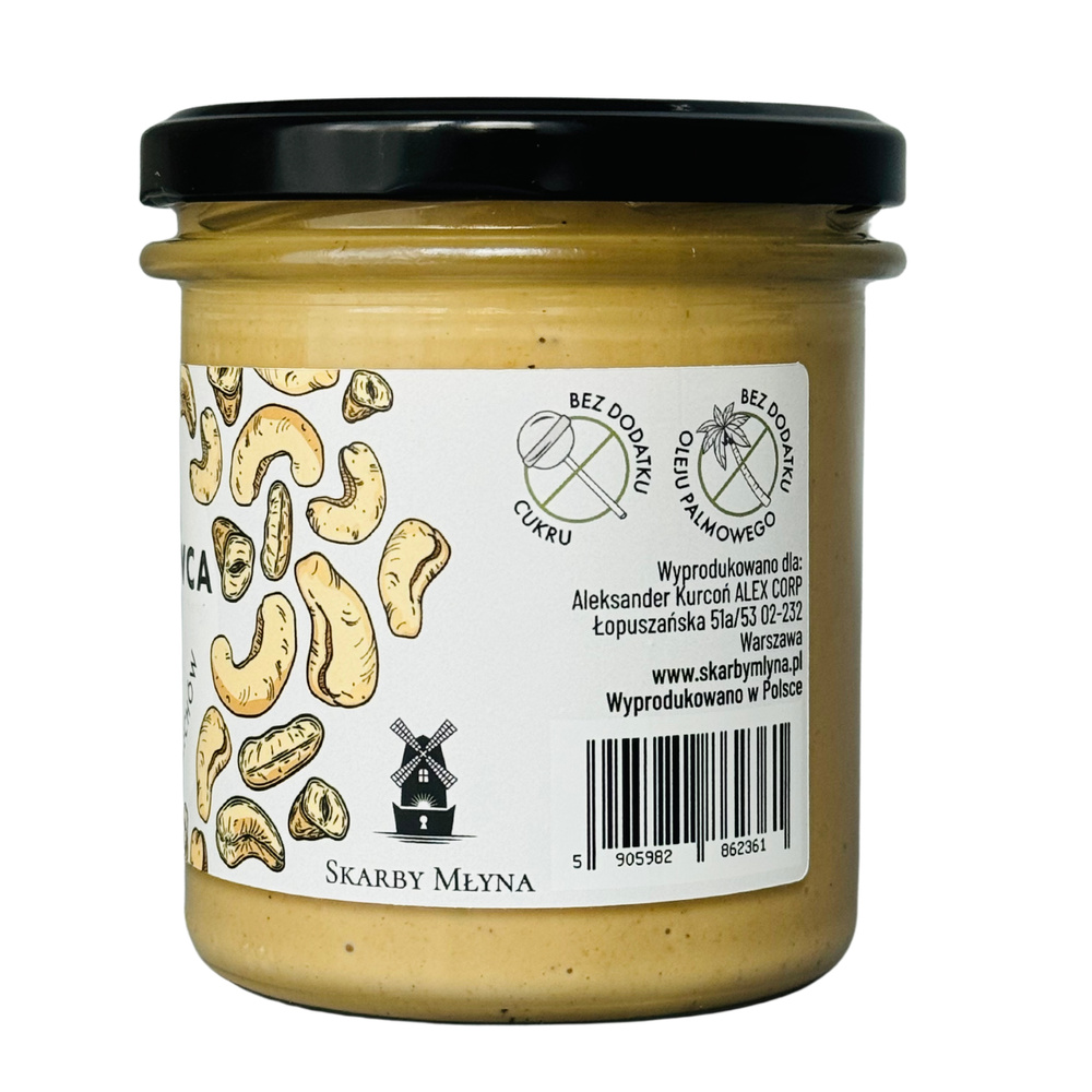 Młyn Kopytowa Treasures of the Mill 100% Natural Cashew Nut Paste 300g