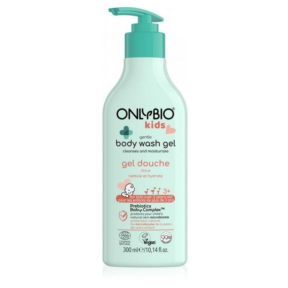 OnlyBio Baby Gentle Body Wash Gel for 3 Years Old Children Sensitive and Delicate Skin 300ml