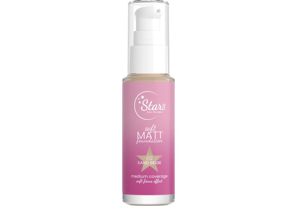 Stars From the Stars Podkład Matujący Soft Matt Foundation Nr 02 Sand Beige 30ml