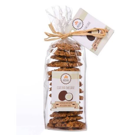 Irenki Natural Oat Cookies with Coconut without Flour and Preservatives 175g