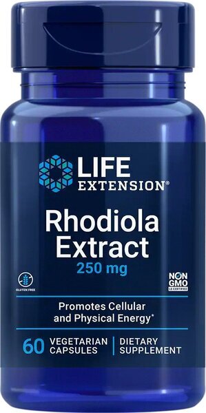 Rhodiola Extract, 250mg - 60 vcaps