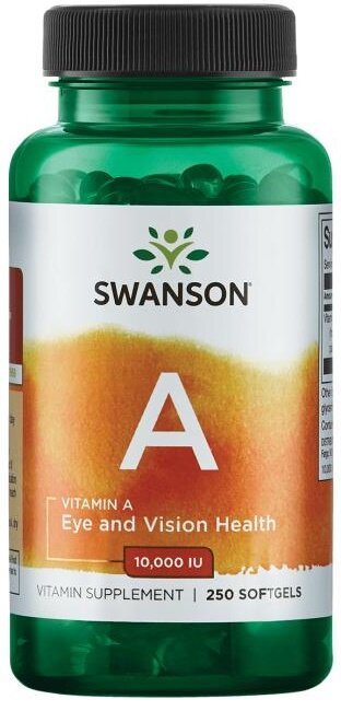 Vitamin A, 10 000 IU - 250 softgels