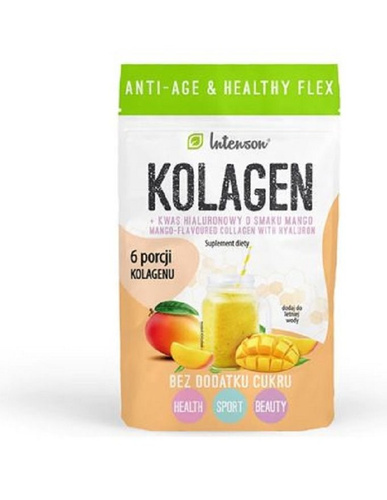 Intenson Collagen Mango Flavor with Hyaluronic Acid and Vitamin C 60g EXP.DATE12.12.2023