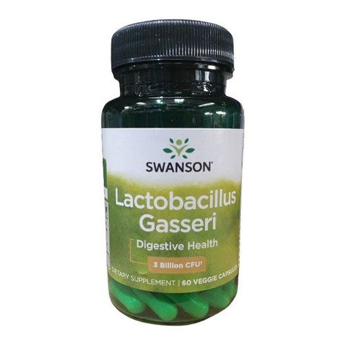 Swanson Lactobacillus Gasseri 3 Billion CFU for Gut Support 60 Vcapsules