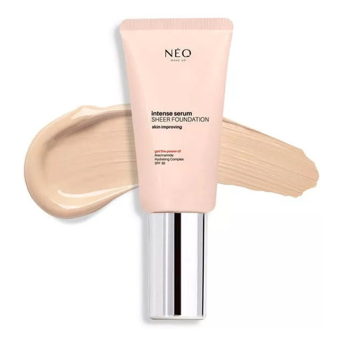 Neo Makeup Intense Serum Sheer SPF 30 Nawilżający Podkład 00 Alabaster 30ml