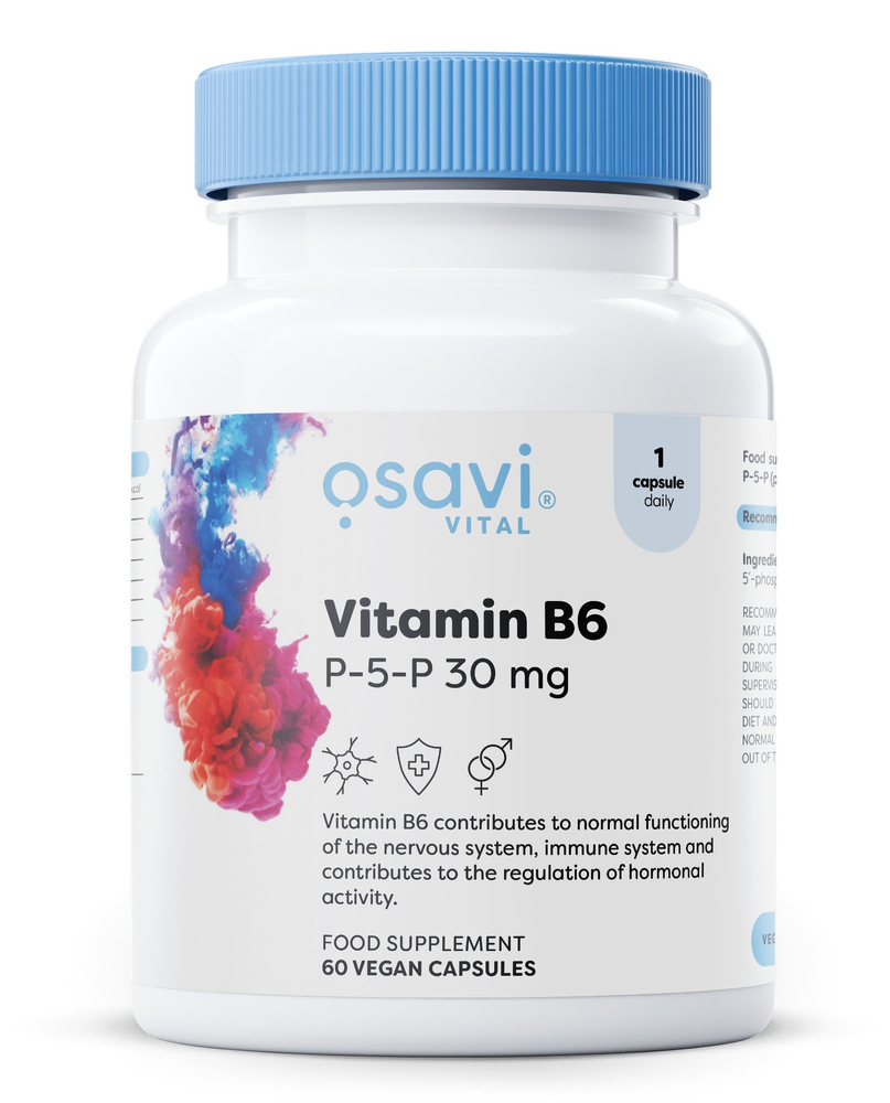 Osavi Witamina B6 P-5-P 30mg 60 kapsułek wegańskich