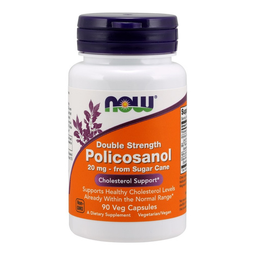 Now Foods Policosanol 20mg Wspiera Funkcje Wątroby 90 Kapsułek