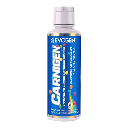 Evogen Carnigen Liquid Rainbow Candy Liquid Carnitine To Support Fat Metabolism 473ml