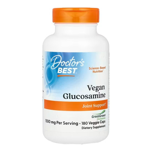Doctor's Best Wegańska glukozamina z GreenGrown, 1500mg Kapsułki 180 kapsułek
