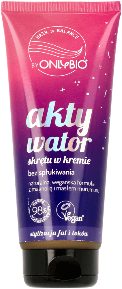 OnlyBio Hair In Balance Aktywator Skrętu do Włosów w Kremie z Magnolią i Masłem Murumuru 200ml