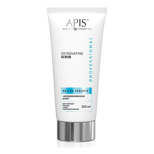 Apis Professional Oxy O2 Therapis Oxygenating Peeling Scrub with Microdermabrasion Effect for Gray and Tired Skin 200ml